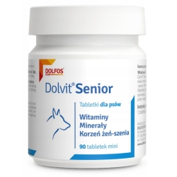 Dolvit Senior, Vitamine, Mineralstoffe und Ginsengwurzel, 90 Mini-Tabletten